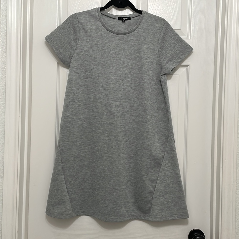 Hype, tshirt dresses (2), light and‎ dark gray sold as one listing - Picture 3 of 6